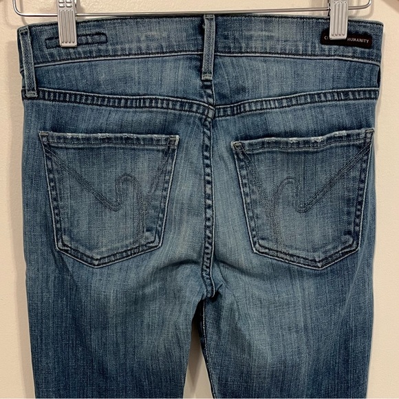 Citizens of Humanity Thompson Medium Rise Cropped Skinny Jeans 26 - Picture 5 of 13